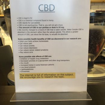 Longfellow's Coffee - CBD sign - Coffee & Tea Near Me - Mahwah, New Jersey