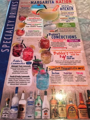 Menu photo 8 Bubba's 33 Corpus Christi, TX