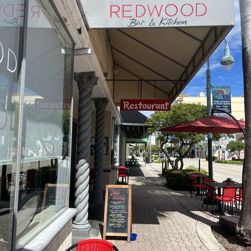 Redwood Bar & Kitchen - The entrance - Caribbean Near Me - Hollywood, Florida Redwood Bar & Kitchen - The entrance - Caribbean Near Me - Hollywood, Florida