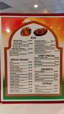 Menu photo 4 Kamal Palace Long Beach, CA