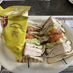 Sliced Turkey Club