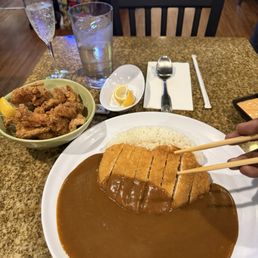 Chicken katsu & karaage Chicken katsu & karaage