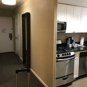 The Windsor Suites - Full kitchen (Fridge and sink not pictured) - Hotels Near Me - Philadelphia, Pennsylvania The Windsor Suites - Full kitchen (Fridge and sink not pictured) - Hotels Near Me - Philadelphia, Pennsylvania