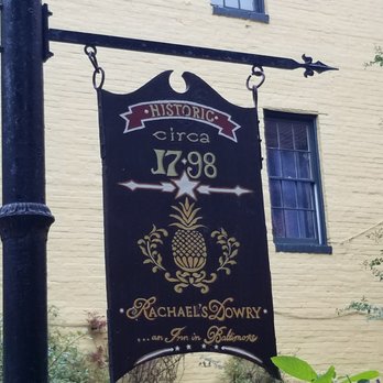 Rachael's Inner Harbor Boutique Inn - Sign - Bed & Breakfast Near Me - Baltimore, Maryland