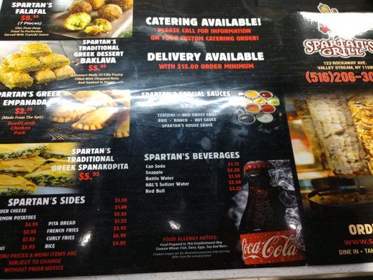 Menu photo 3 Spartan's Grill Valley Stream, NY
