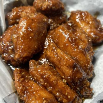 Southern Crave - SC Signature Wings (12pc) in teriyaki sauce...super juicy and very hot just how I like them! - Southern Near Me - Columbia, South Carolina Southern Crave - SC Signature Wings (12pc) in teriyaki sauce...super juicy and very hot just how I like them! - Southern Near Me - Columbia, South Carolina
