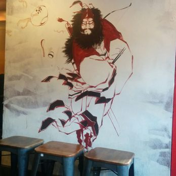 Sakuramen - Cool mural at the waiting area - Asian Fusion Near Me - Washington, DC, District of Columbia Sakuramen - Cool mural at the waiting area - Asian Fusion Near Me - Washington, DC, District of Columbia
