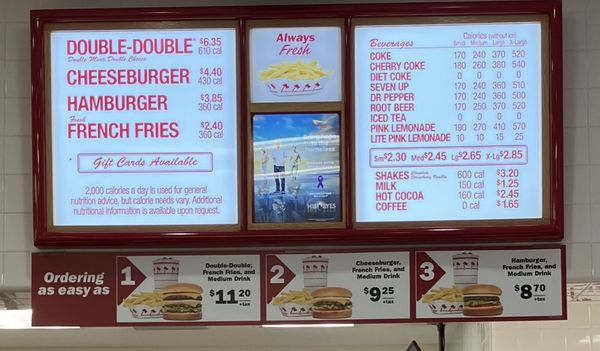 Menu photo 2 In-N-Out Burger Redding, CA