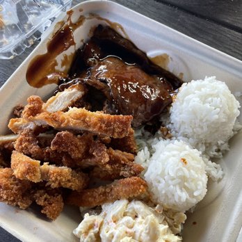 Ted's Bakery - Mixed Plate Two Choice (Chicken Katsu and Teri Beef) - Bakeries Near Me - Haleiwa, Hawaii