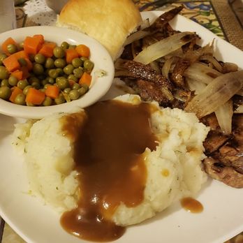 Red Rooster Cafe and Catering - liver and onions special - American Near Me - Bonduel, Wisconsin Red Rooster Cafe and Catering - liver and onions special - American Near Me - Bonduel, Wisconsin