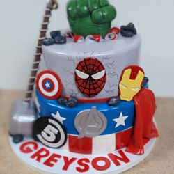 Delicious Cakes by Kayla - Avengers cake