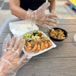 Amy's Shrimp And Poke Shack - Famous Hawaiian Garlic Shrimp Plate