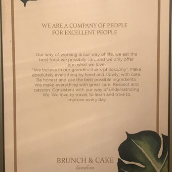 Brunch & Cake - Wall decor - Breakfast & Brunch Near Me - Barcelona, B