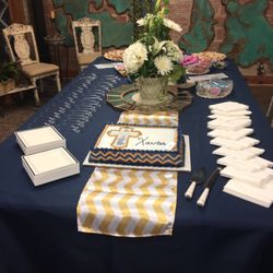 A Little "Britt" of Heaven Downtown Venue - Fully decorated cake table perfect for display of your delectable desserts!