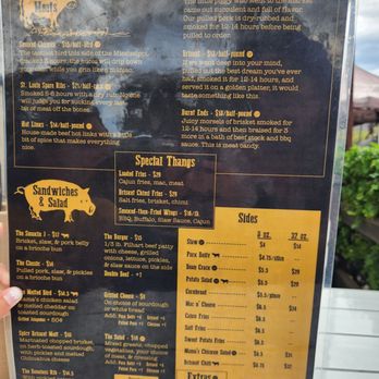 Smokin J's BBQ - menu as of 9/2025 - Caterers Near Me - Poway, California