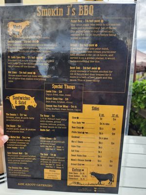 Menu photo 7 Smokin J's BBQ Poway, CA