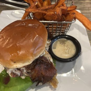 LouReda's an American Table - *Brie Burger - American Near Me - Rocky Mount, North Carolina