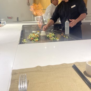 Excellence Resort - Teppanyaki - only restaurant you have to reserve - excellent staff. Lots of tricks and entertainment - Resorts Near Me - Playa Mujeres, ROO