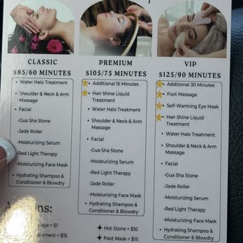 Trinity Paradise Spa - Price List - Services - Day Spas Near Me - Garden Grove, California