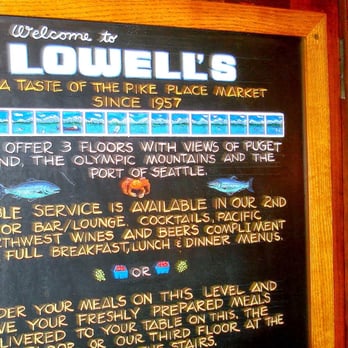Lowell's Restaurant - Sign near entrance - American Near Me - Seattle, Washington Lowell's Restaurant - Sign near entrance - American Near Me - Seattle, Washington
