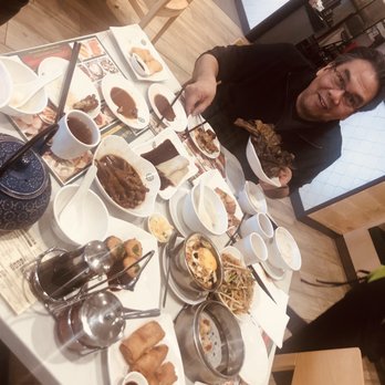 Tim Ho Wan - It was only for 2 of us but we manage to fill the table with food. - Dim Sum Near Me - Irvine, California Tim Ho Wan - It was only for 2 of us but we manage to fill the table with food. - Dim Sum Near Me - Irvine, California