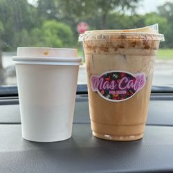 Cortado, Tres Leches cold brew with TL cold foam and cinnamon