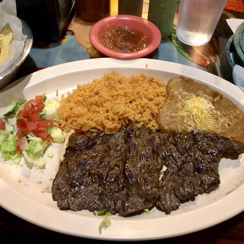 Churrasco steak dinner Churrasco steak dinner