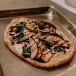 Wine House - Pear Gorgonzola Flat Bread + GF crust