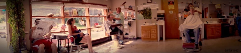 Red's Barber Shop Logo