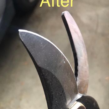Ashley’s Sharpening & Small Engine Repair  - Medium Pruning Shears- After - Blade Detail - Knife Sharpening Near Me - El Verano, California