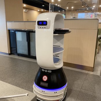 Haidilao Hotpot Flushing - Robot food carrier - Hot Pot Near Me - Flushing, New York