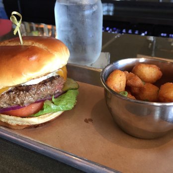 Charred Burger + Bar - Classic burger and cheese curds - Burgers Near Me - Omaha, Nebraska Charred Burger + Bar - Classic burger and cheese curds - Burgers Near Me - Omaha, Nebraska