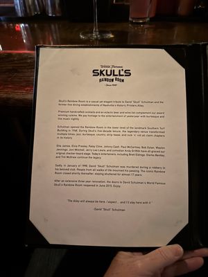 Menu photo 4 Skull's Rainbow Room Nashville, TN Menu photo 4 Skull's Rainbow Room Nashville, TN