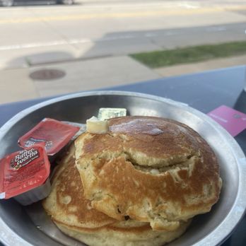 Brewhemia - Chocolate chip pancakes‍ - Cafes Near Me - Cedar Rapids, Iowa