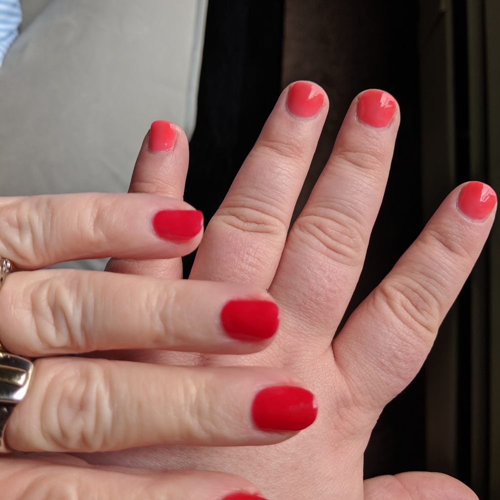 Me and my mom's nails.