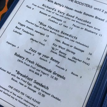 Blue Heaven - Menu - Breakfast & Brunch Near Me - Key West, Florida