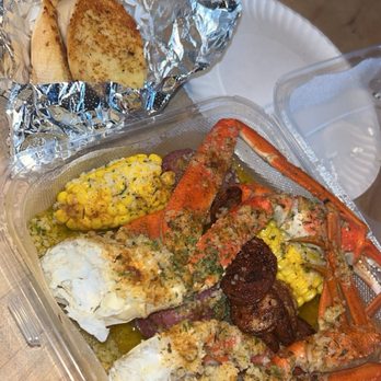 Melbourne Seafood Station - Boil for one - Snow Crab 2 clusters - Seafood Near Me - Melbourne, Florida
