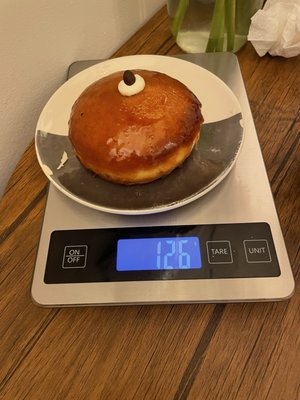 Flour Fresh Cream Donut by null