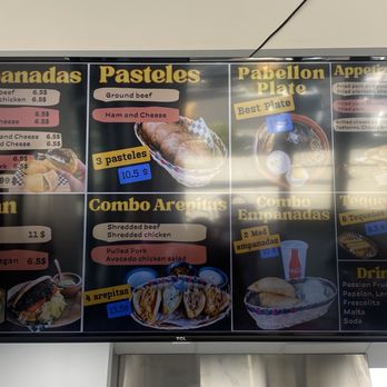 Arempas - Menu Part 1 - Venezuelan Near Me - Sandy, Utah