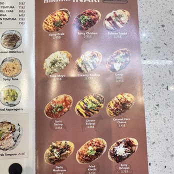 Mari Mari - Inari menu - Ramen Near Me - Philadelphia, Pennsylvania Mari Mari - Inari menu - Ramen Near Me - Philadelphia, Pennsylvania