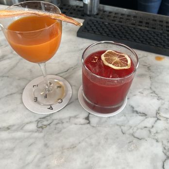 Cafe Roze - Pistola and Root of Evil (with tequila) - Breakfast & Brunch Near Me - Nashville, Tennessee