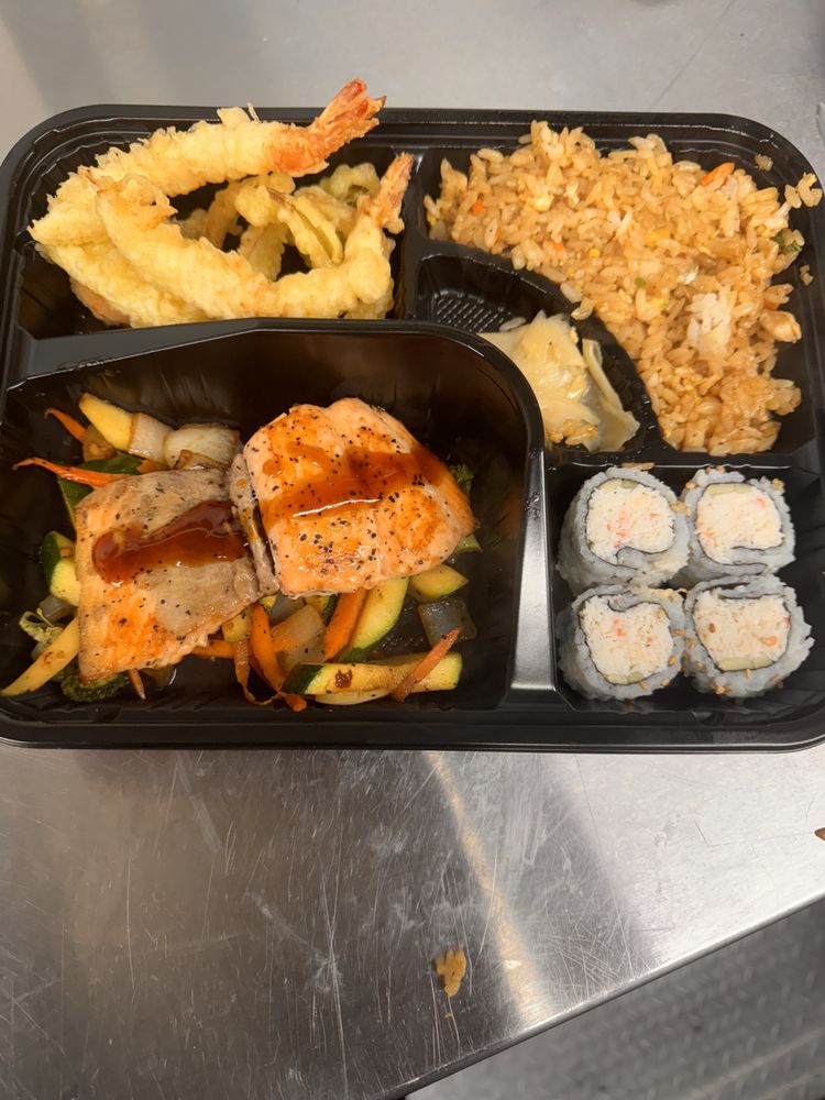 Food from Mr C's Grill & Sushi
