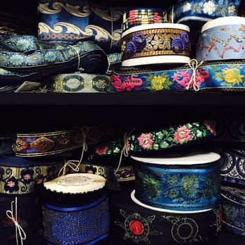 East Coast Trimming - such a gorgeous collection of interesting ribbons & trims - Fabric Stores Near Me - New York, New York