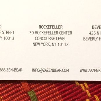Zazen Bear - Other locations. 05/01/17 - Jewelry Near Me - New York, New York Zazen Bear - Other locations. 05/01/17 - Jewelry Near Me - New York, New York