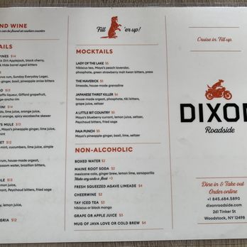 Dixon Roadside - Menu as of oct 2021 - Comfort Food Near Me - Woodstock, New York Dixon Roadside - Menu as of oct 2021 - Comfort Food Near Me - Woodstock, New York