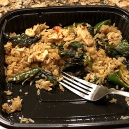 a plate of rice and vegetables a plate of rice and vegetables