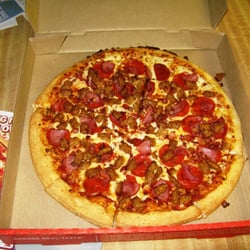 Pizza Hut - With a universe of new crusts, sauces and designer toppings, we still squeal for Meat Lovers Deep Dish®
