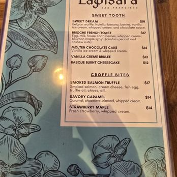 Lapisara Eatery - Menu - Breakfast & Brunch Near Me - San Francisco, California Lapisara Eatery - Menu - Breakfast & Brunch Near Me - San Francisco, California