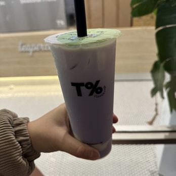 T% Coffee + Tea - Davis  - Taro mochi - Bubble Tea Near Me - Davis, California