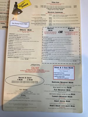 Menu photo 1 Harry's Diner Sheboygan, WI